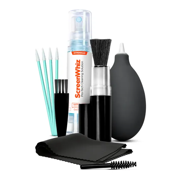 Kit de Limpieza HyperGear ScreenWhiz 7 en 1 para Audífonos Laptops y Teléfonos Celulares